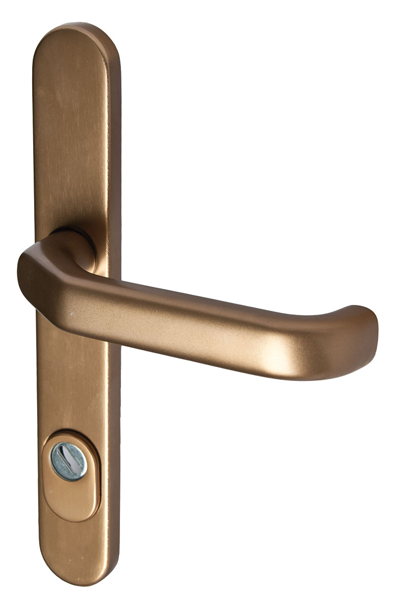 klamka baron f4 z zabezpieczeniem wkladki